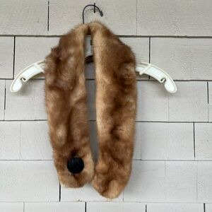 Vintage mink scarf collar